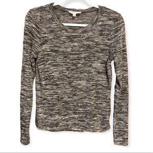 Cloud Chaser Sz XS Black White Burnout Basic Stretch T-Shirt